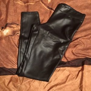 Express leather leggings